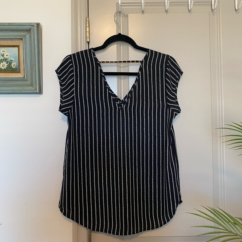 Halogen Small Black Blouse
